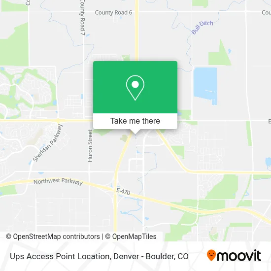 Ups Access Point Location map