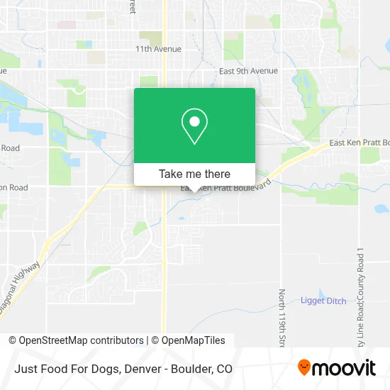 Just Food For Dogs map