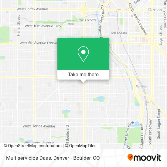 Multiservicios Daas map