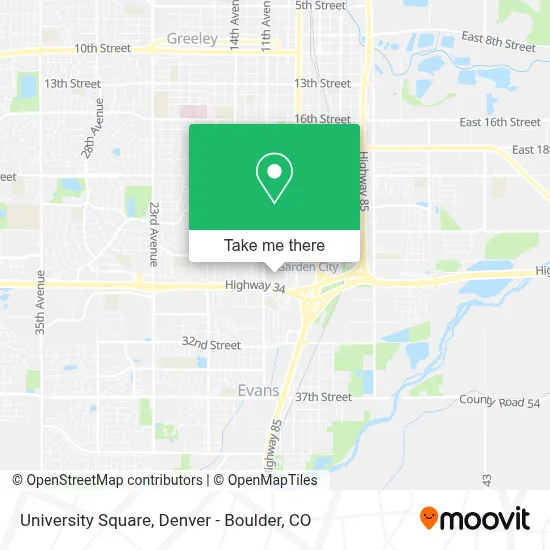University Square map