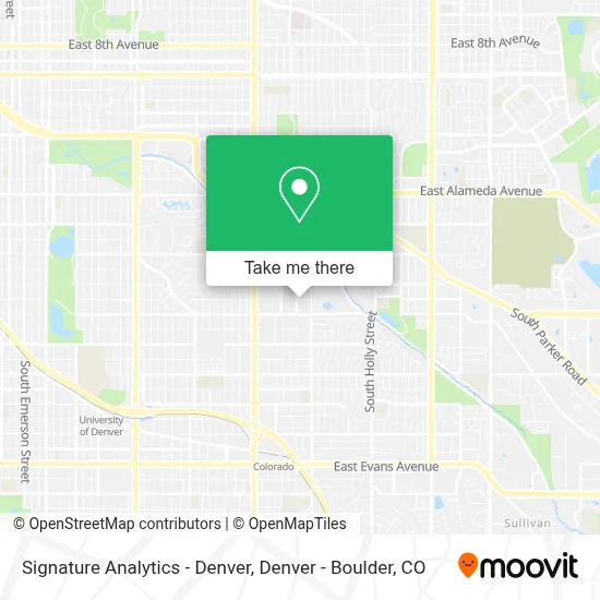 Signature Analytics - Denver map