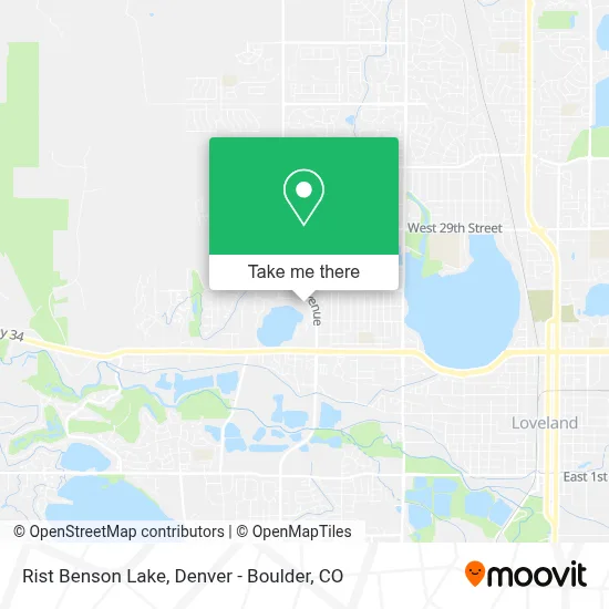Rist Benson Lake map