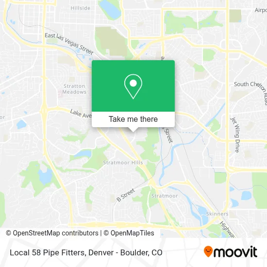 Local 58 Pipe Fitters map