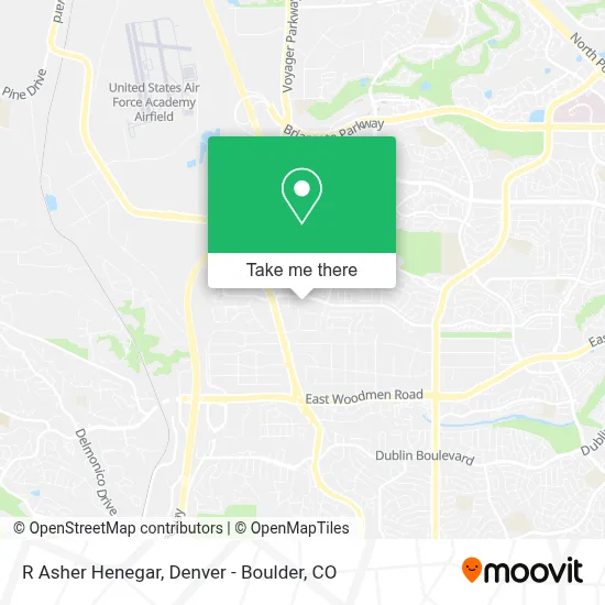 R Asher Henegar map
