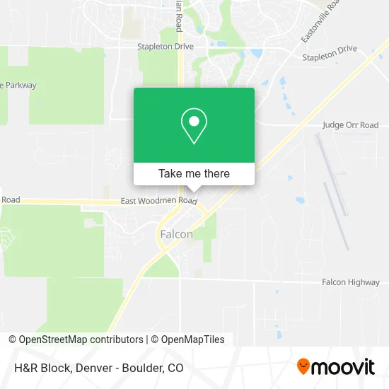 H&R Block map