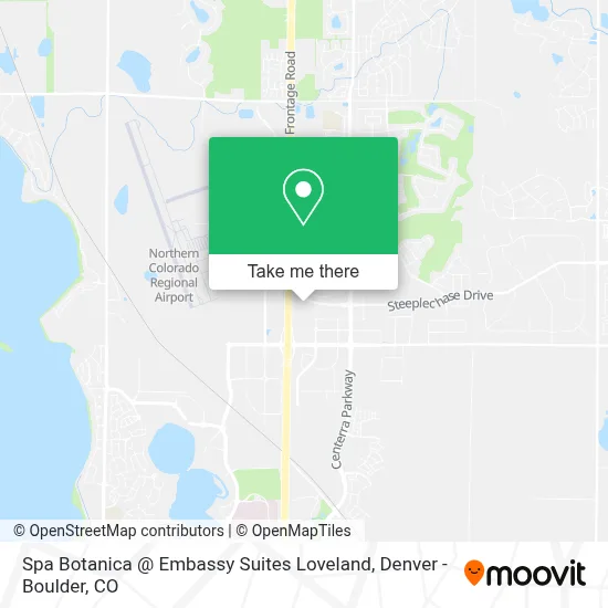 Spa Botanica @ Embassy Suites Loveland map