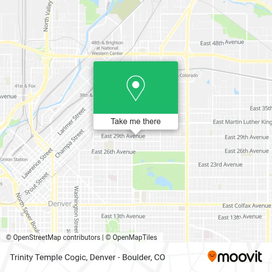 Trinity Temple Cogic map