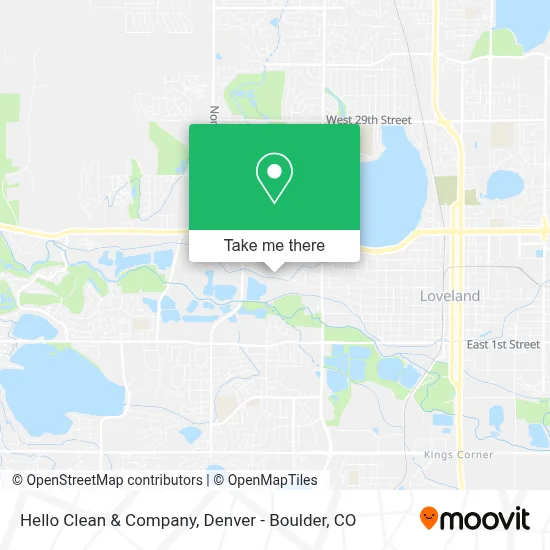 Hello Clean & Company map
