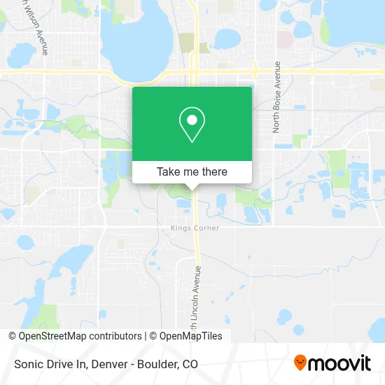 Sonic Drive In map