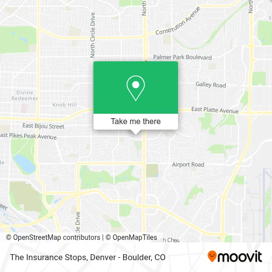 The Insurance Stops map