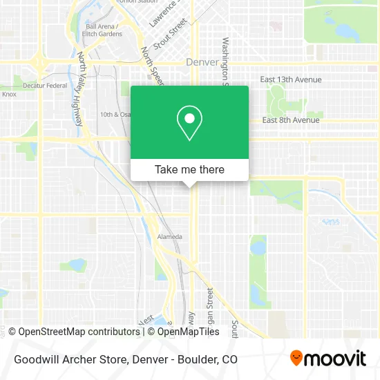Goodwill Archer Store map