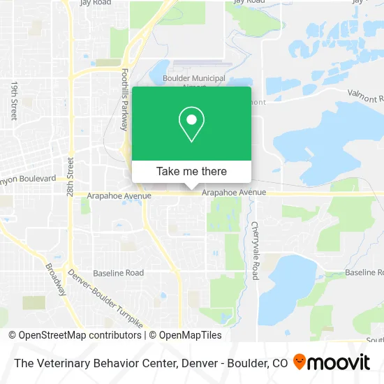 The Veterinary Behavior Center map