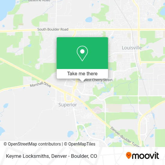 Keyme Locksmiths map
