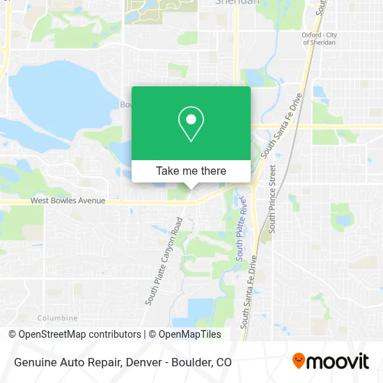 Genuine Auto Repair map