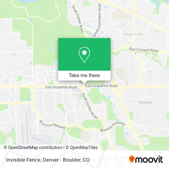 Invisible Fence map