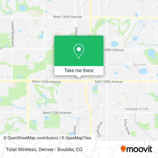 Total Wireless map