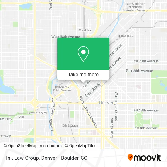 Ink Law Group map