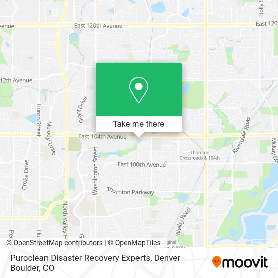 Puroclean Disaster Recovery Experts map