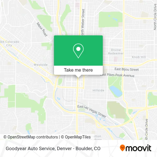 Goodyear Auto Service map