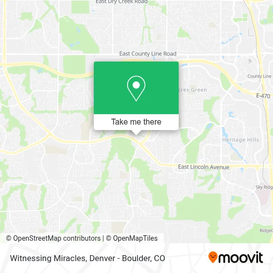 Witnessing Miracles map