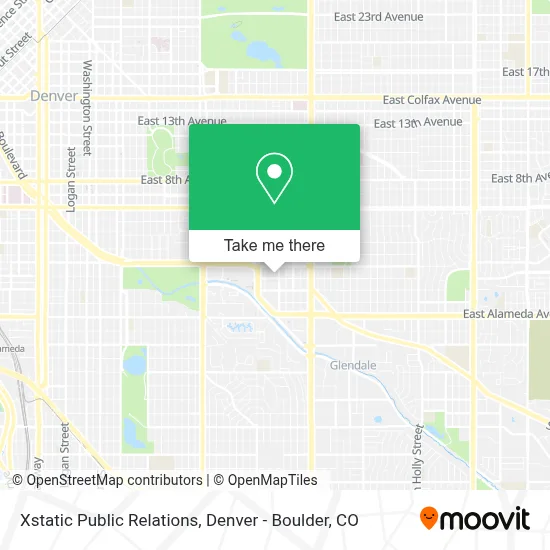Xstatic Public Relations map