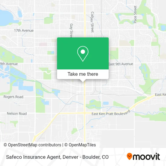 Safeco Insurance Agent map