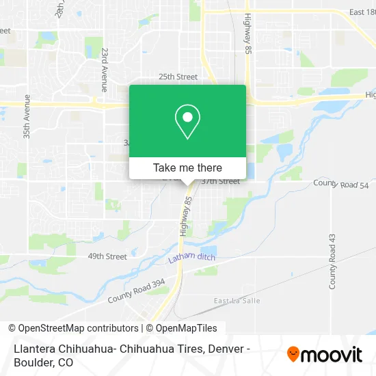Llantera Chihuahua- Chihuahua Tires map