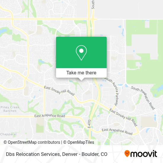 Dbs Relocation Services map