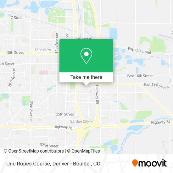 Unc Ropes Course map