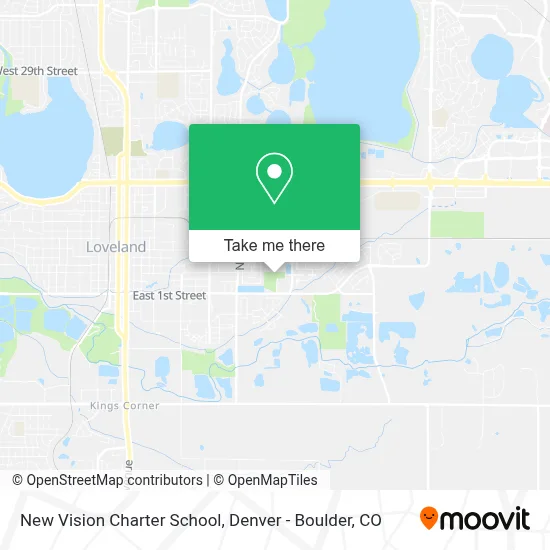 New Vision Charter School map