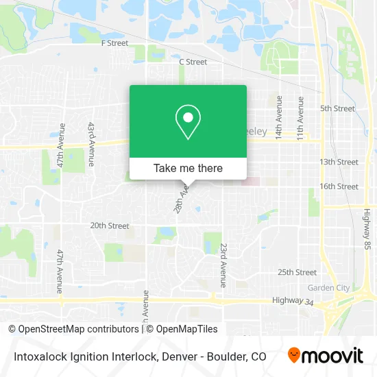 Intoxalock Ignition Interlock map