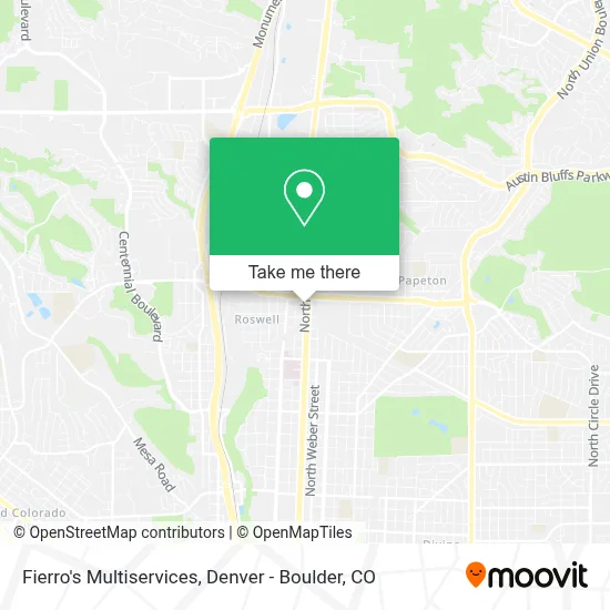 Fierro's Multiservices map