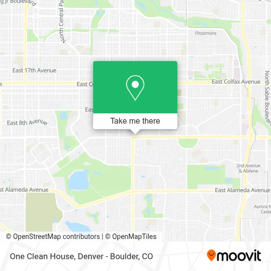 One Clean House map