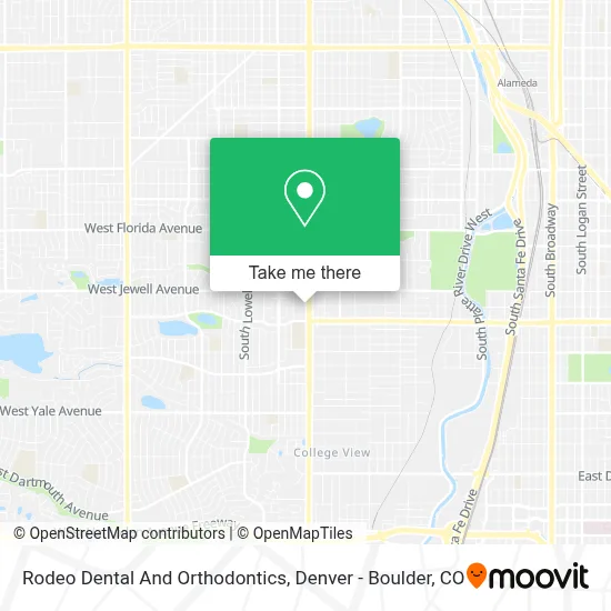 Rodeo Dental And Orthodontics map
