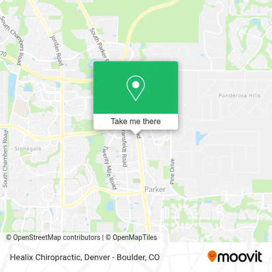 Healix Chiropractic map