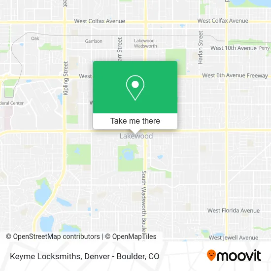 Keyme Locksmiths map