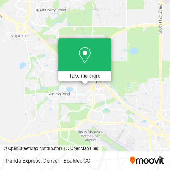 Panda Express map