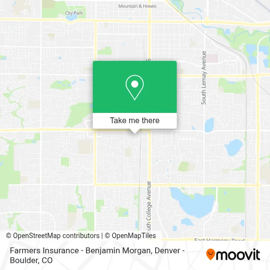 Farmers Insurance - Benjamin Morgan map