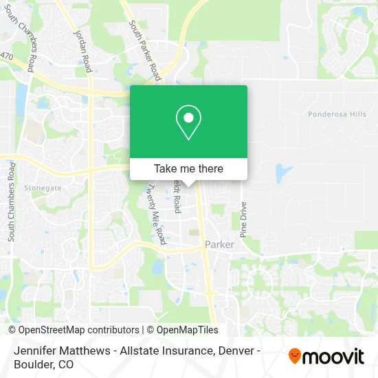 Jennifer Matthews - Allstate Insurance map