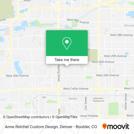 Anne Reichel Custom Design map