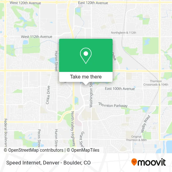 Speed Internet map