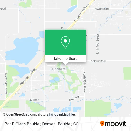 Bar-B-Clean Boulder map