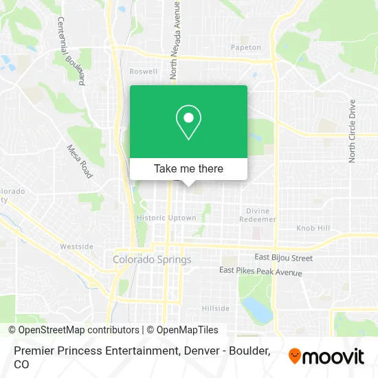 Premier Princess Entertainment map