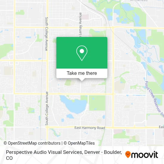 Perspective Audio Visual Services map