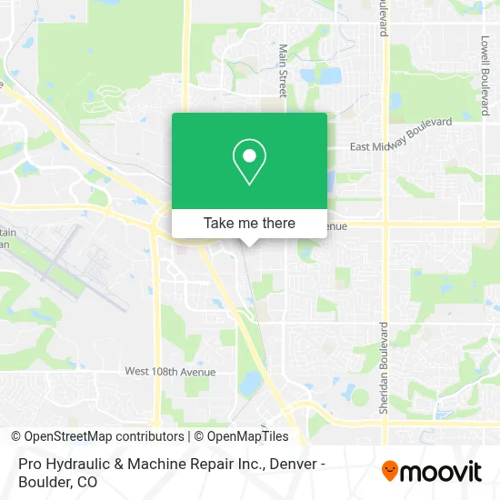 Pro Hydraulic & Machine Repair Inc. map