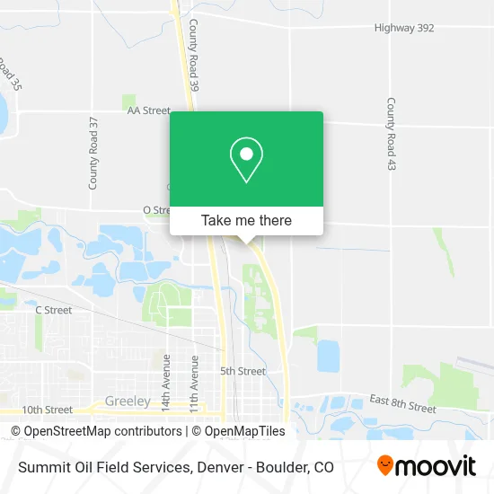 Summit Oil Field Services map