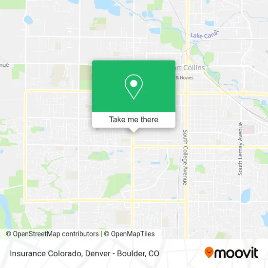 Insurance Colorado map