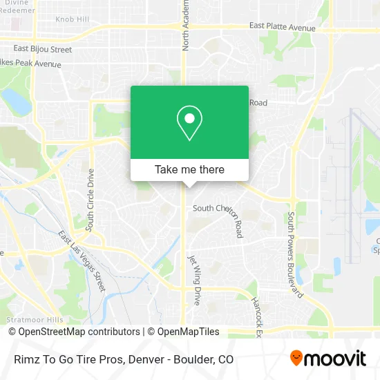 Rimz To Go Tire Pros map