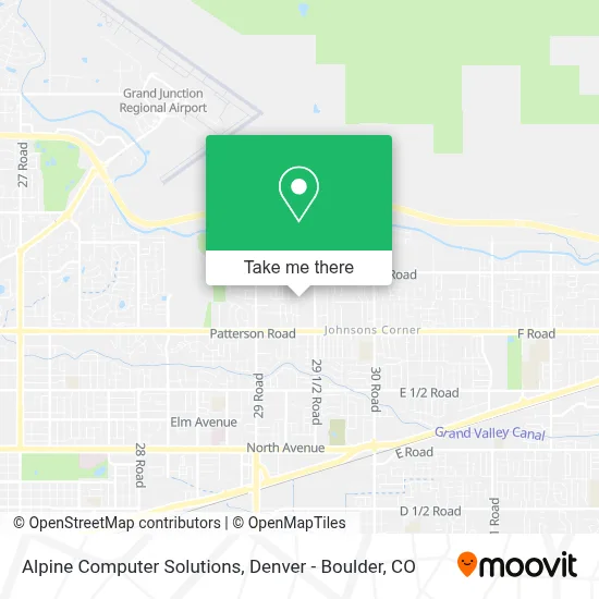 Alpine Computer Solutions map