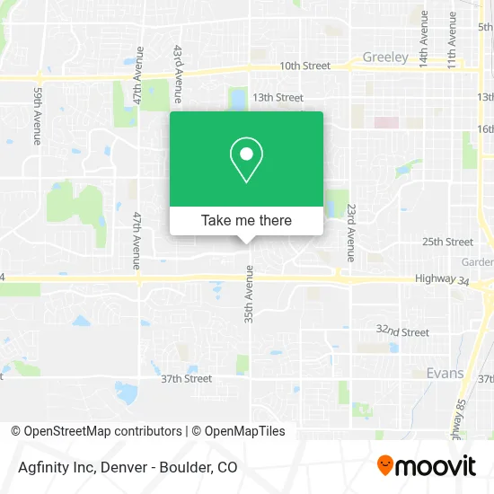 Agfinity Inc map